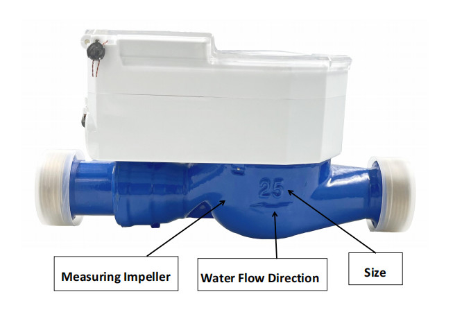 การวัดน้ําด้วย NB-IOT Smart Water Meter 0.1-90C อุณหภูมิน้ํา 4-M16/8-M16/8-M16/8-M20 โบลต์เชื่อม