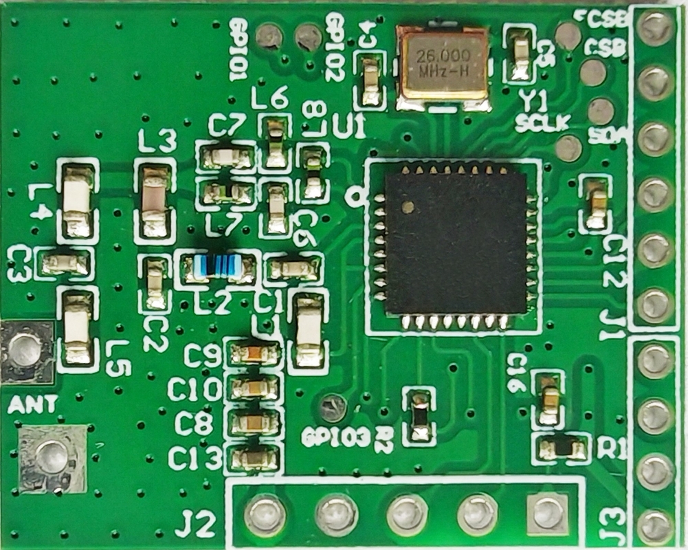 UART Wireless Module BGRF2 Ultra-Compact: ความเร็ว 100kbps ความรู้สึก -121dBm และโหมดหลับ 1μA