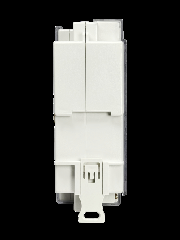 มิเตอร์ไฟฟ้าแบบติดตั้งบนราง DIN แบบเติมเงิน STS เฟสเดียว + โมดูล CIU RF/PLC สำหรับการสื่อสาร