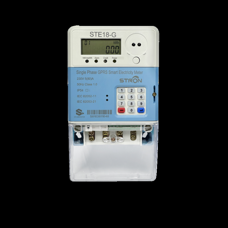 STS Single Electricity Prepaid GPRS Meter วิธีที่ฉลาดในการติดตามและควบคุมการบริโภคพลังงาน
