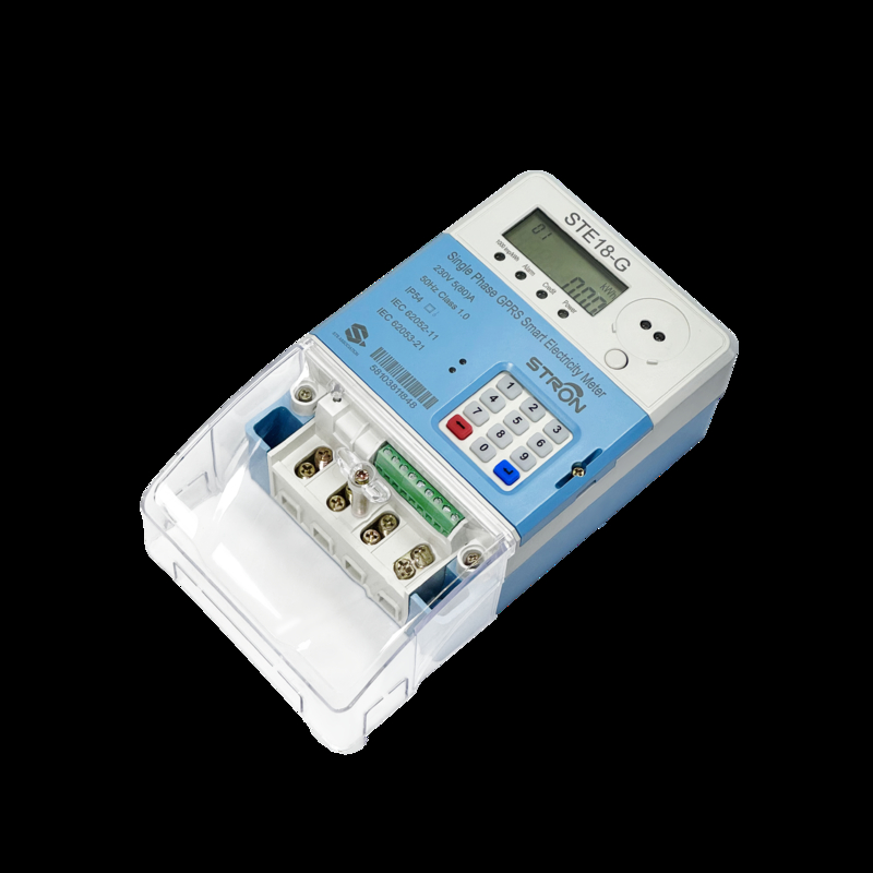 STS Prepaid Engery Meter 2G And 4G Network Compatibility Smart Prepaid Electricity Meter สําหรับแอพลิเคชั่นการวัดที่สมาร์ท ป้องกันการเข้า IP54