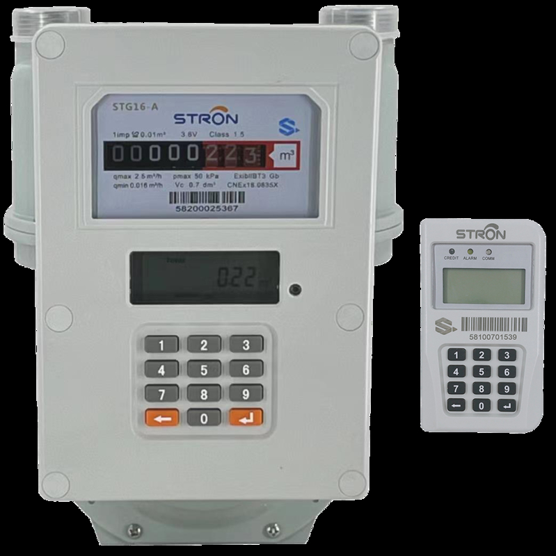 STS Split-Type Prepaid Gas Meter และ CIU อินเตอร์เฟซลูกค้าอิสระ ใช้ความสามารถในการสื่อสาร RF 300-400m