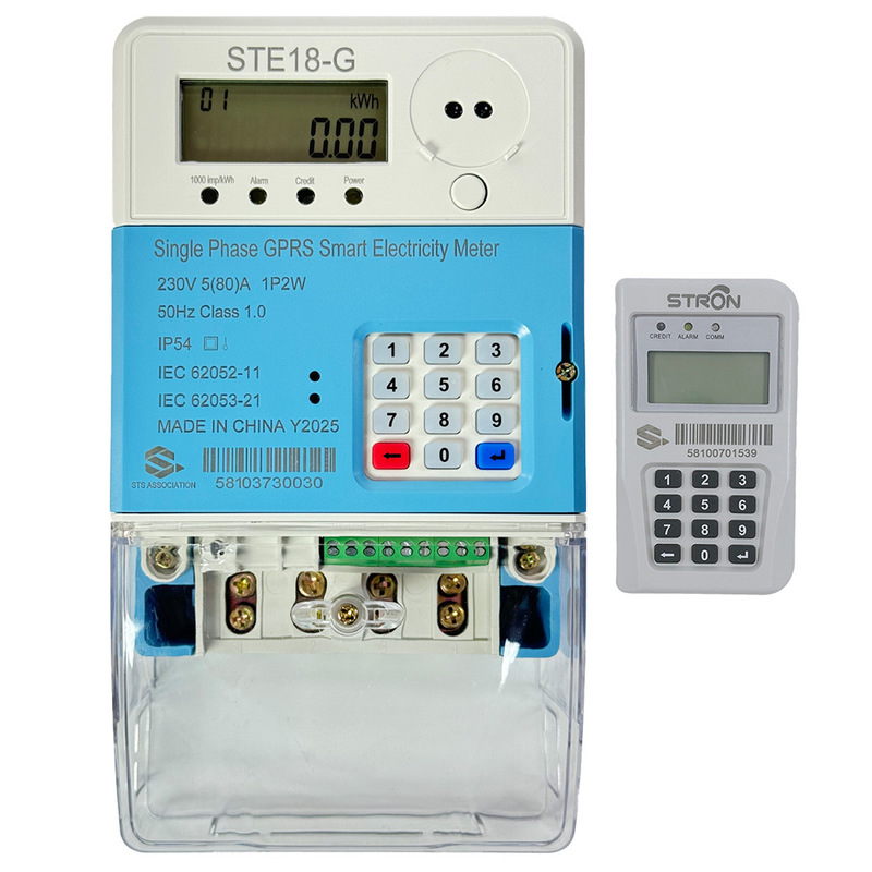 STS Single Electricity Prepaid Meter วิธีฉลาดในการติดตามและควบคุมการใช้พลังงาน