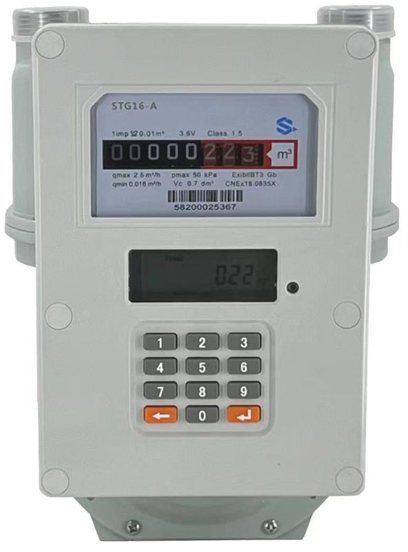 STS Standard All-in-One Prepaid Gas Meter - รองรับการชาร์จใหม่ M-PESA, การติดตามทางไกล NB-IoT, ป้องกันการปรับปรุงเพื่อการใช้ในที่อยู่อาศัย