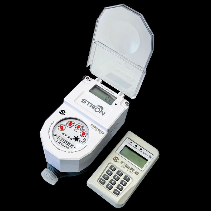 STS Prepaid Split Water Meter ทองแดง IP68 LoRa สื่อสารไร้สาย RF Lora Ciu