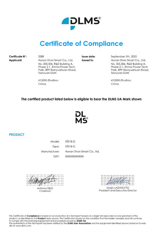 โมดูลปลั๊กอินไร้สาย STS Prepaid Meter สำหรับเอเชียตะวันออกเฉียงใต้: โปรโตคอล DLMS & การปิดสวิตช์อัตโนมัติและการควบคุมระยะไกล