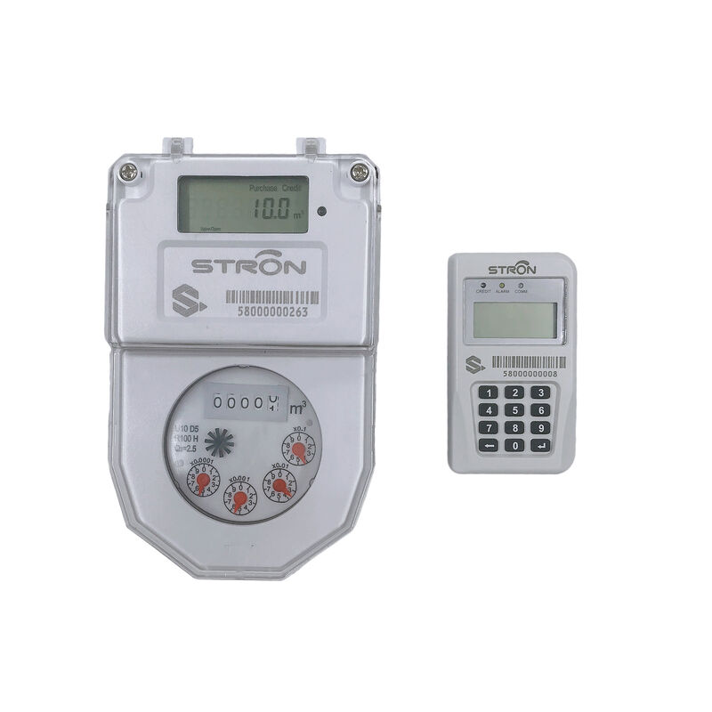 STS Integrated Keypad Smart Water Meter with IP68 Protection and DN15 Size สําหรับการวัดการไหลของน้ําที่แม่นยํา