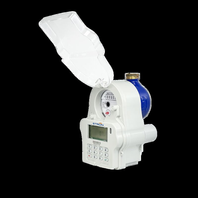 STS Keypad Prepaid Water Meter R100, All‑In‑One Integrated Type, IP68, DN15/DN20/DN25, Optional LoRa‑RF Communication