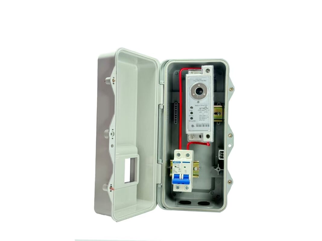 มิเตอร์แบบเติมเงินเฟสเดียว IP54 ติดตั้งบนราง DIN รองรับโปรโตคอล PLC, LoRa, RF และแบบสองสาย ความแม่นยำระดับ 1 เหมาะสำหรับการสอบเทียบมิเตอร์ไฟฟ้า