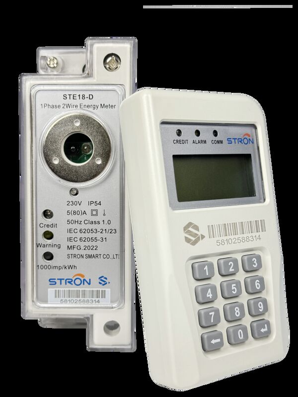 Keypad Input Way Smart Prepaid Electricity Meter Featuring Class 1 Accuracy and IP54 Ingress Protection Suitable for Power Monitoring