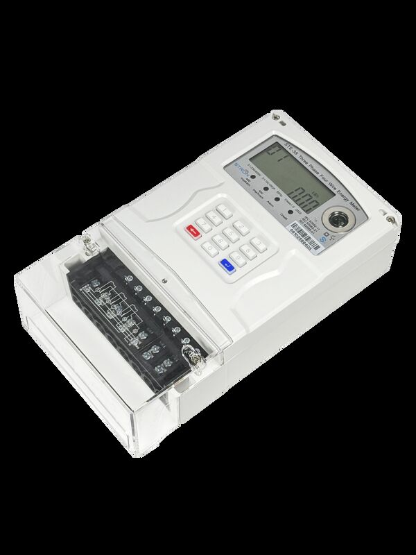 STS Smart Prepaid Electricity Meter พร้อมแรงดันแบตเตอรี่ 3.3V และกระแสการนอน 0.5mA รับประกันการทํางานและการรวบรวมข้อมูลในระยะยาว