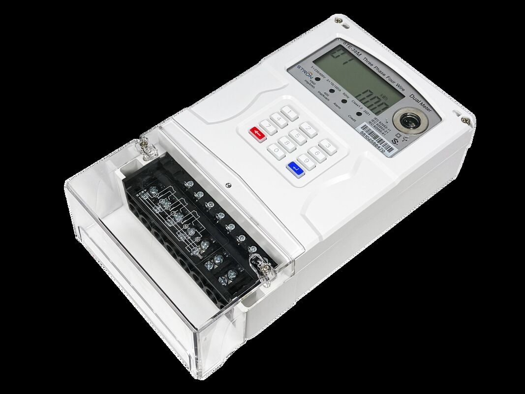 STS Smart Prepaid Electricity Meter พร้อมแรงดันแบตเตอรี่ 3.3V และกระแสการนอน 0.5mA รับประกันการทํางานและการรวบรวมข้อมูลในระยะยาว