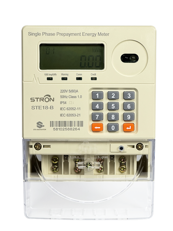 Smart Prepaid Electricity Meter with RF Remote Reading Split Meter Design and STS Standard Prepayment