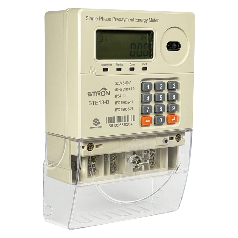 Smart Prepaid Electricity Meter with RF Remote Reading Split Meter Design and STS Standard Prepayment