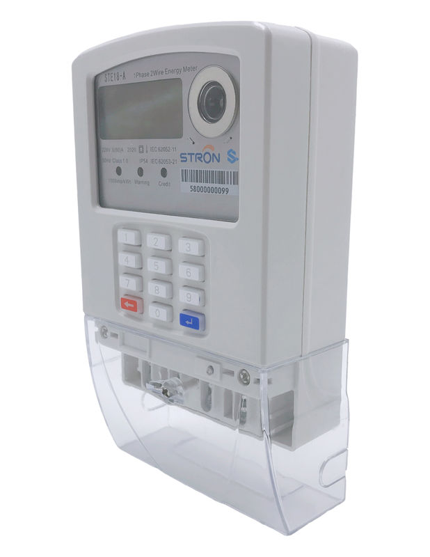 เครื่องวัดพลังงานแบบจ่ายเงินล่วงหน้า 3 ขั้นตอนที่เปิดคีย์พาด SmartPay Trio 3800 ความถี่ 50/60Hz