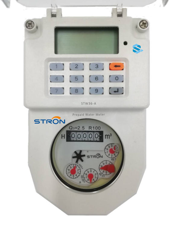 STW36-A DN15 Stron STS Standard Keypad TOKEN เติมเงินเครื่องวัดน้ำทองเหลืองแบบเติมเงิน Hotsale