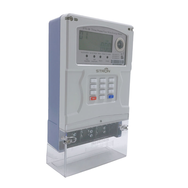 ปุ่มกดแยกสมาร์ทที่อยู่อาศัย LORA-RF เครื่องวัดไฟฟ้าสามเฟสควบคุมจากระยะไกลผ่านระบบ AMI