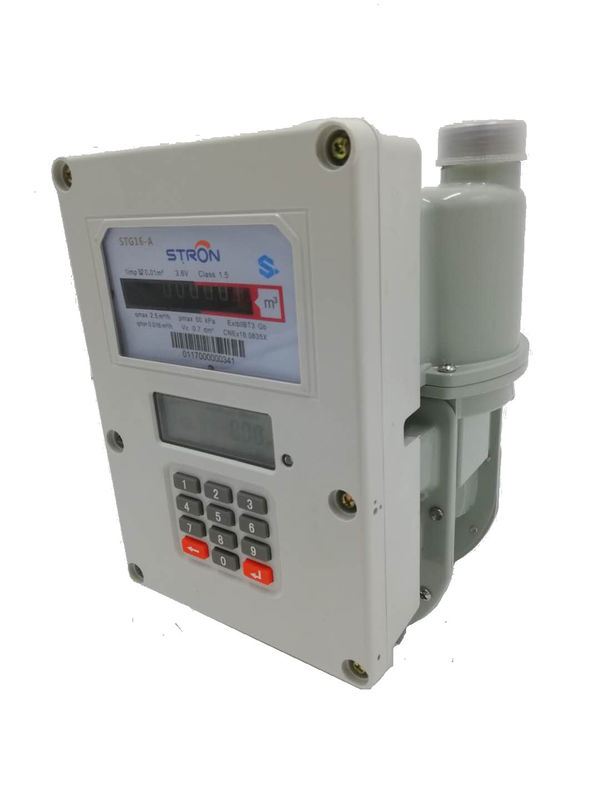 G1.6/G2.5/G4 LORA การสื่อสาร LPG ประเทศ STS Smart Electronic Prepaid Gas Meter