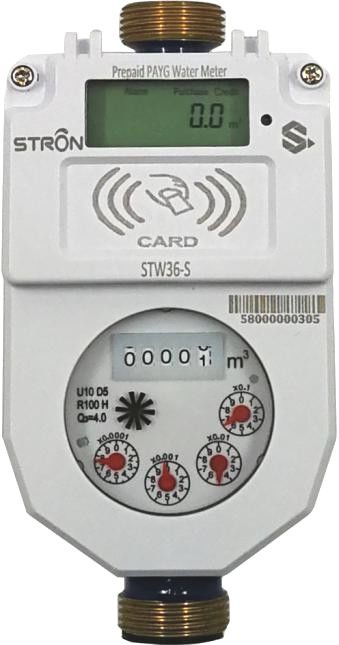 Multi Jet 1/2 '' เครื่องวัดน้ำอัจฉริยะประเภท IC Card พร้อมใบรับรอง STS