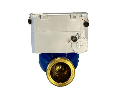 STS Standard Brass Body Industrial Water Meter สําหรับระยะวัดแม่นยํา 0-999999 ลิตร