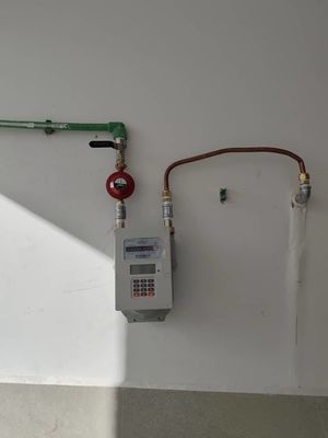 -30-60C Temperature Wireless Prepaid Gas Meter with 20token Token Type and Wireless Communication Protocol