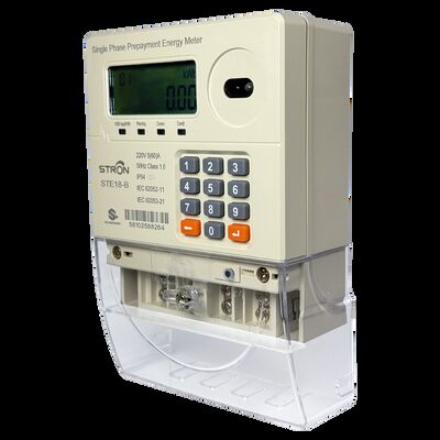 STE18-B Split Prepaid Single Phase Electricity Meter With CIU User Interface, IP54 กันน้ํา กันฝุ่น, รับรอง STS, รองรับราคากลาง TOU, LoRa-RF & การสื่อสาร PLC เป็นตัวเลือก