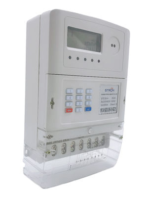 Stron STS Standard ปุ่มกดแบบเติมเงินเครื่องวัดค่าไฟฟ้าเฟสเดียว Hotsale