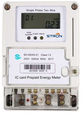 การ์ดอัตโนมัติสกรอลอัตโนมัติ Smart IC Mode Display เครื่องวัดไฟฟ้าระยะเดียว