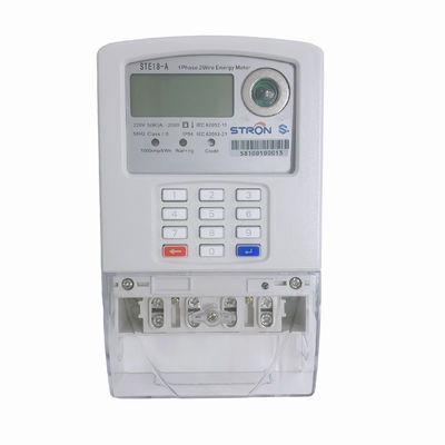 Mini-Grid / Microgrid STS Standard keypad Prepaid TOU Tariffs Single Phase Energy Meter