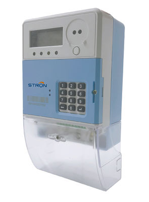 IP54 80A เครื่องวัดพลังงานไฟฟ้าแบบเฟสเดียวพร้อมระบบ AMI