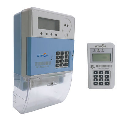 ISO 9001 เครื่องวัด Kwh เฟสเดียว, เครื่องวัดสมาร์ทพาวเวอร์แบบจ่ายล่วงหน้า 80mA